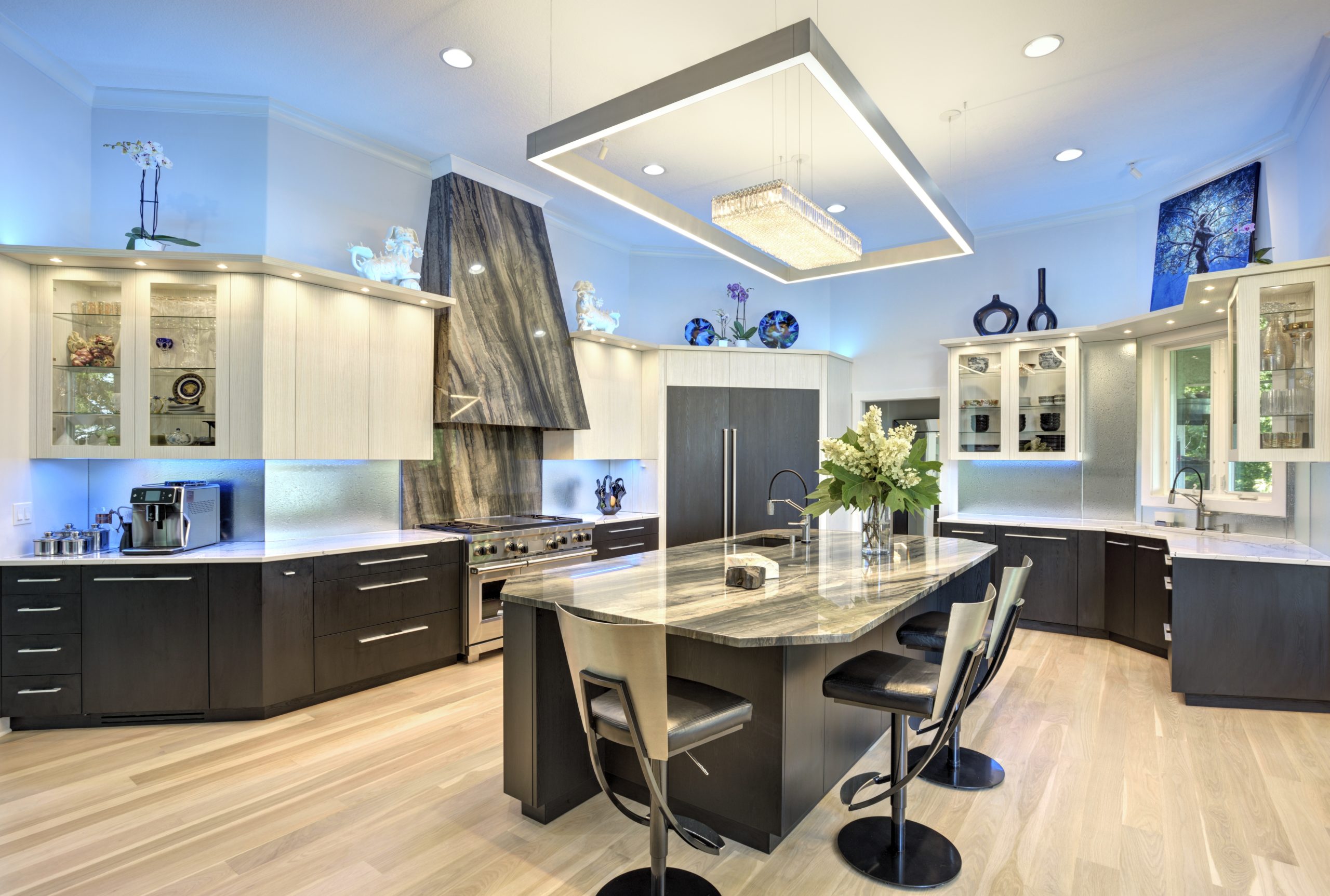 Modern Custom Kitchen Cool Prairie Village renovation