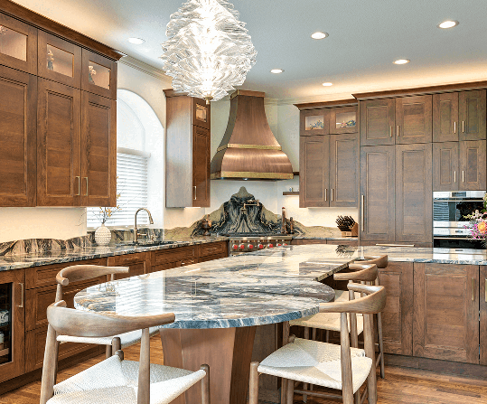 Gourmet Custom Transitional Kitchen