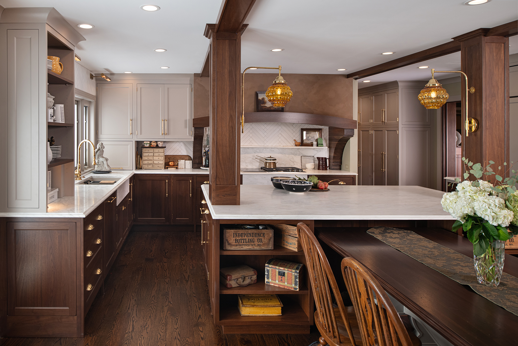 English Manor Custom Kitchen Remodel - Kleweno