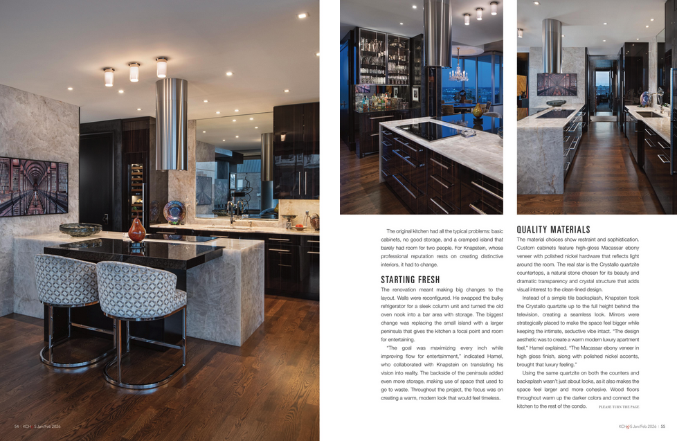 Featured in Kansas City Homes & Style Jan/Feb